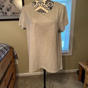 Gray short sleeve from Chicos